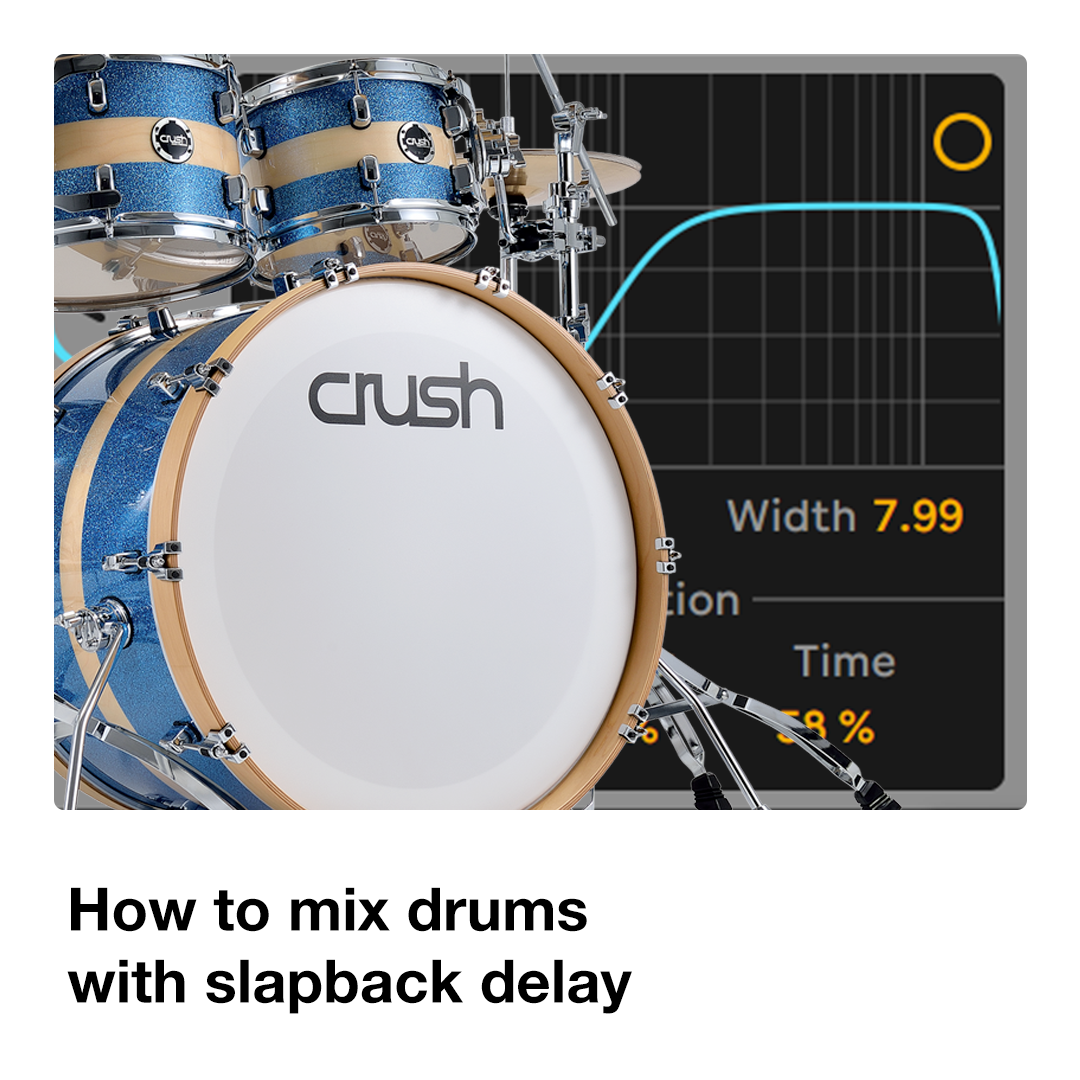 How to Mix Drums with Slapback Delay (Focus)
