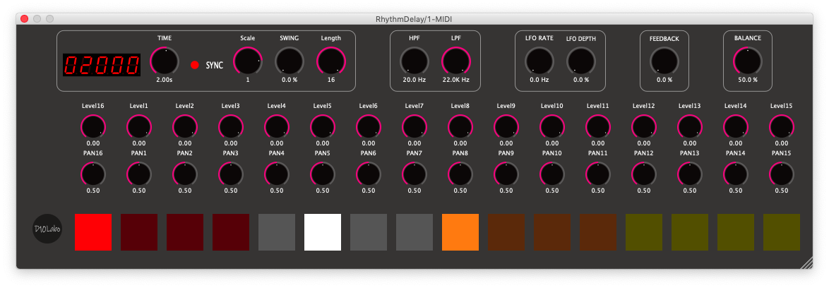 D10 Labo Rhythm Delay Free